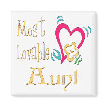 World's Greatest Aunt Magnets