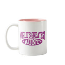 World's Greatest Aunt mugs by magarmor World's Greatest Aunt mugs