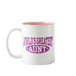 World's Greatest Aunt Mugs