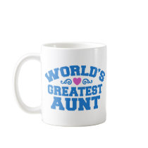 World's Greatest Aunt Mug