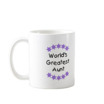 World's Greatest Aunt (purple) mugs by familyfrenzy World's Greatest Aunt (purple) mugs