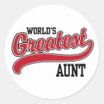 World's Greatest Aunt Sticker