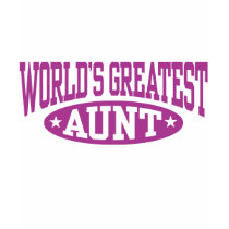 World's Greatest Aunt t-shirts by magarmor World's Greatest Aunt t-shirts