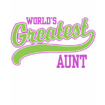 World's Greatest Aunt t-shirts by magarmor World's Greatest Aunt t-shirts