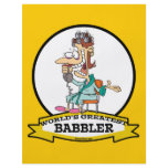 WORLDS GREATEST BABBLER WOMEN CARTOON flyers