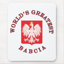 World's Greatest Babcia Mouse Mat