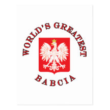 World's Greatest Babcia Postcards