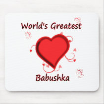 World's Greatest babushka Mousepads