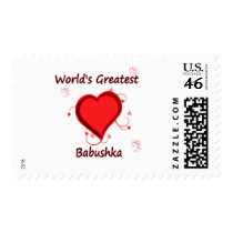 World's Greatest babushka Postage Stamp