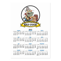 WORLDS GREATEST BAD COOK MEN CARTOON BUSINESS CARD