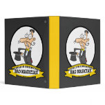 WORLDS GREATEST BAD MAGICIAN CARTOON BINDERS