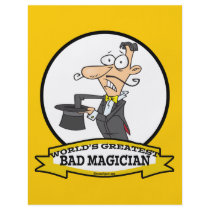 WORLDS GREATEST BAD MAGICIAN CARTOON CUSTOM FLYER