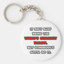 World's Greatest Bailiff Joke Keychain