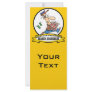 WORLDS GREATEST BANK ROBBER MEN CARTOON RACK CARD