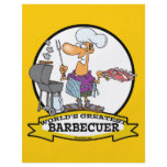 WORLDS GREATEST BARBECUER MEN CARTOON FULL COLOR FLYER
