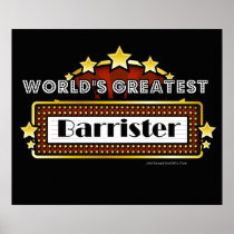 World's Greatest Barrister Print