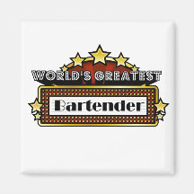 World's Greatest Bartender Magnet