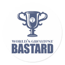 World's Greatest Bastard Sticker