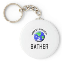 World's Greatest Bather Keychains