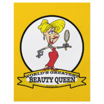 WORLDS GREATEST BEAUTY QUEEN CARTOON FLYERS