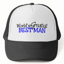 Worlds Greatest Best Man Hats