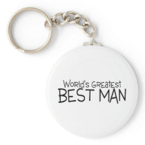 Worlds Greatest Best Man Keychain