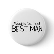 Worlds Greatest Best Man Wedding Pin