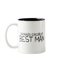 Worlds Greatest Best Man Wedding Coffee Mug