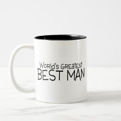 Worlds Greatest Best Man Wedding Coffee Mug