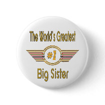 World's Greatest Big Sister buttons