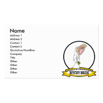 WORLDS GREATEST BITCHY BRIDE CARTOON BUSINESS CARD TEMPLATE