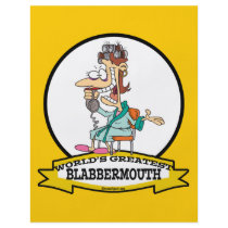 WORLDS GREATEST BLABBERMOUTH WOMEN CARTOON FLYERS