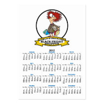 WORLDS GREATEST BLACK FRIDAY SHOPPER CARTOON BUSINESS CARD TEMPLATES
