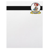 WORLDS GREATEST BLACK FRIDAY SHOPPER CARTOON CUSTOMIZED LETTERHEAD