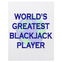World's Greatest Blackjack Player flyers