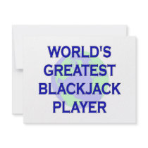 World's Greatest Blackjack Player invitations
