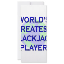 World's Greatest Blackjack Player rack cards