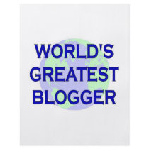 World's Greatest Blogger flyers