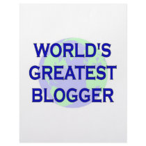 World's Greatest Blogger letterhead
