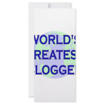 World's Greatest Blogger Personalized Rack Card