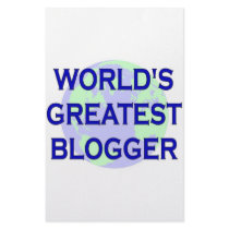 World's Greatest Blogger stationery