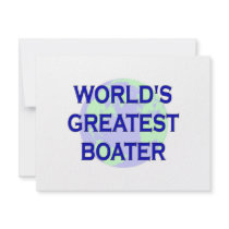 World's Greatest Boater invitations