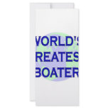 World's Greatest Boater Rack Card Design