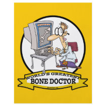 WORLDS GREATEST BONE DOCTOR MEN CARTOON FLYER DESIGN
