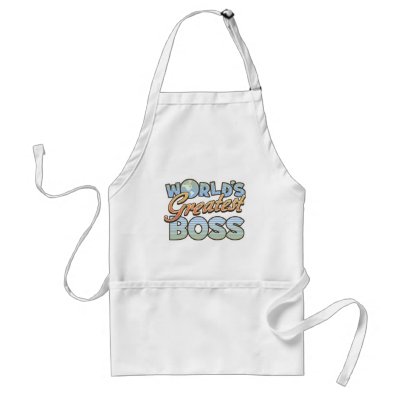 Worlds Greatest Boss Apron by cubiclewars