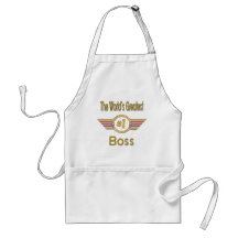 World's Greatest Boss Apron