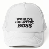 World's Greatest Boss hats