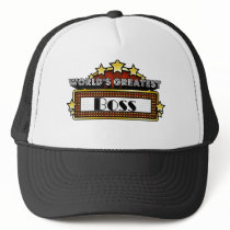 World's Greatest Boss hats by greatestjobsgifts World's Greatest Boss hats