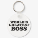 World's Greatest Boss keychains by CaringHearts World's Greatest Boss keychains