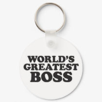 World's Greatest Boss keychains